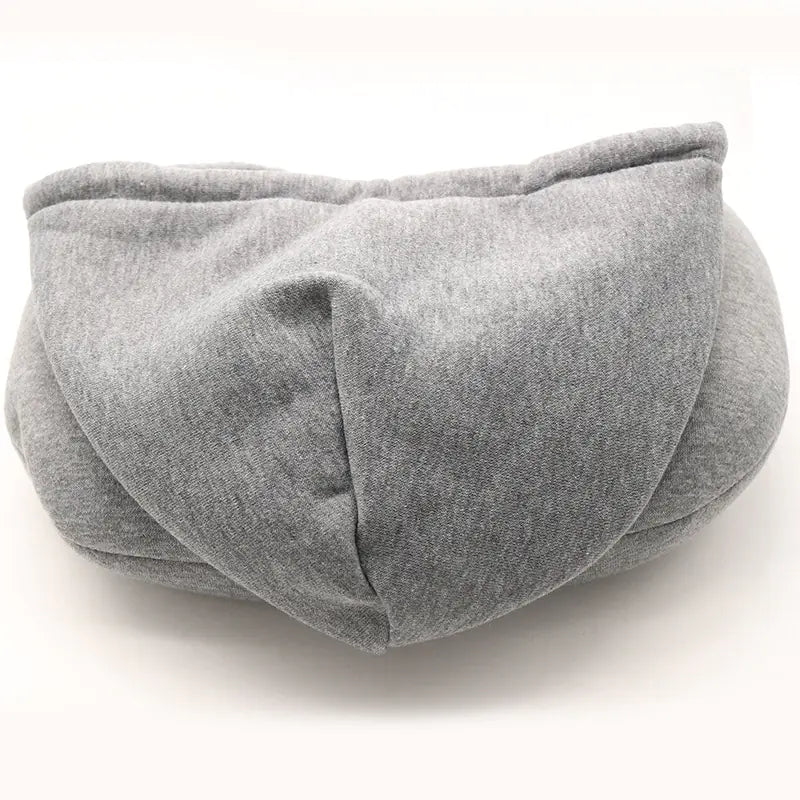 Hooded U-Shaped Neck Support Travel Pillow