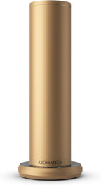 New Aromini BT plus Scent Diffuser W/Bluetooth – Cold-Air Diffusion Scent Machine for Home, Office, Hotel, Spa – Nebulizing Diffusion System for Essential Oil Blends (Gold)