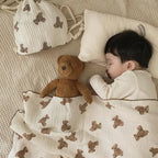 Double Layer Bear Blanket