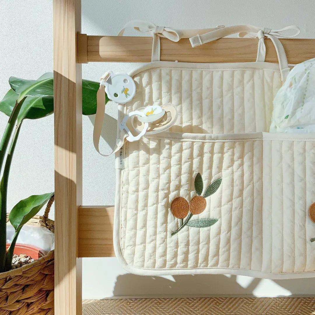 Korea Crib Hanging Storage Bag for Diapers and Toys