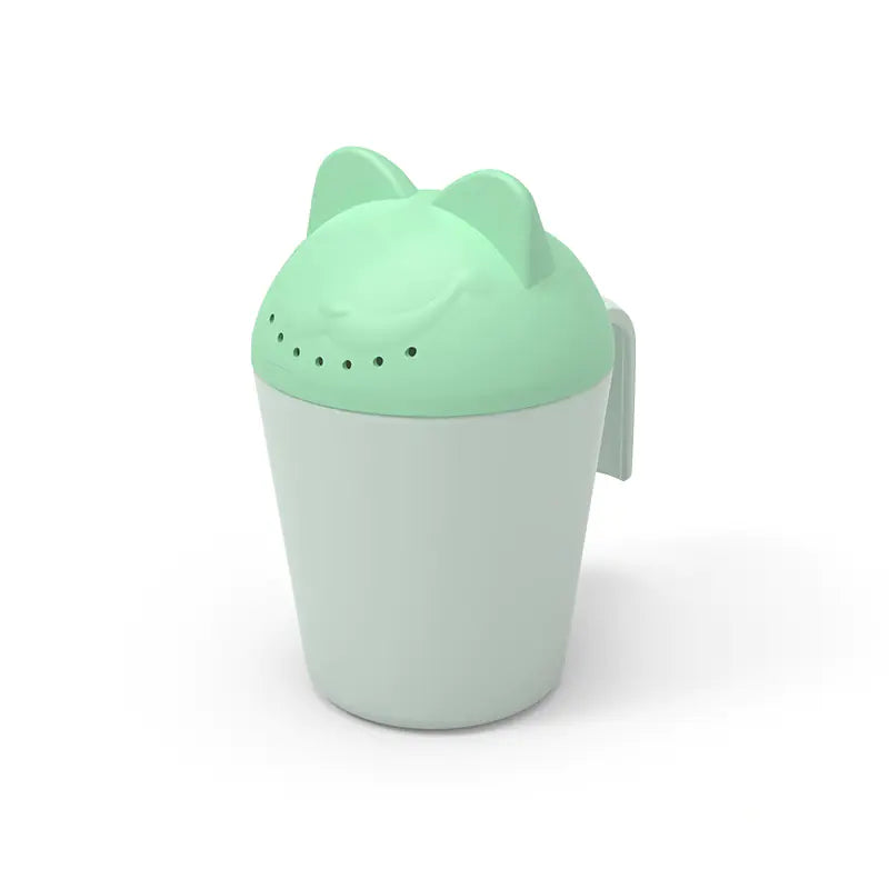 Baby Shower Plastic Shampoo Cup and Spoon Set