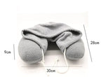 Hooded U-Shaped Neck Support Travel Pillow