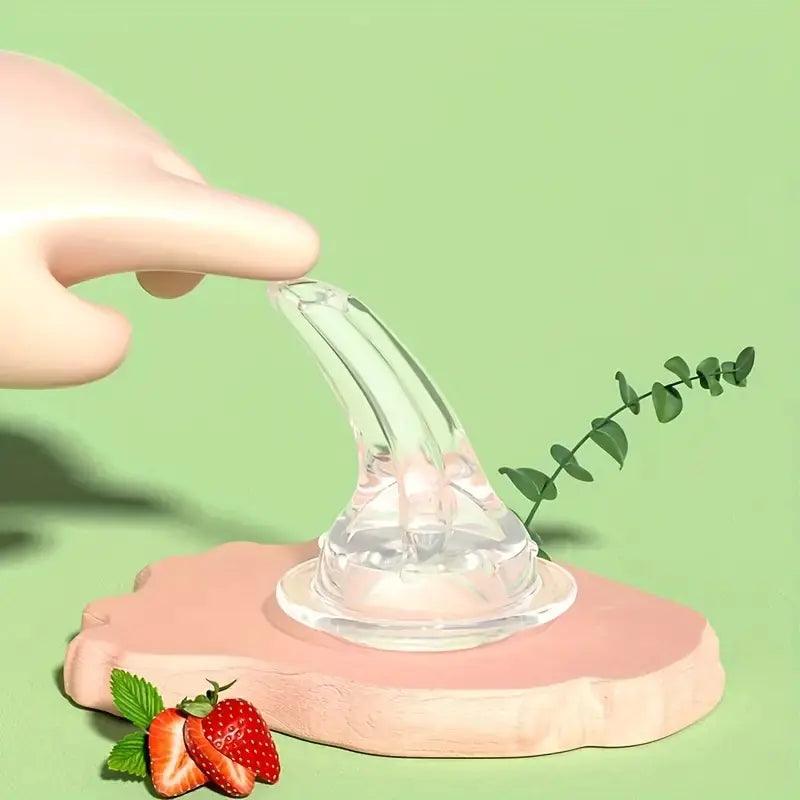 Silicone Baby Medicine Feeding Syringe and Pacifier Device