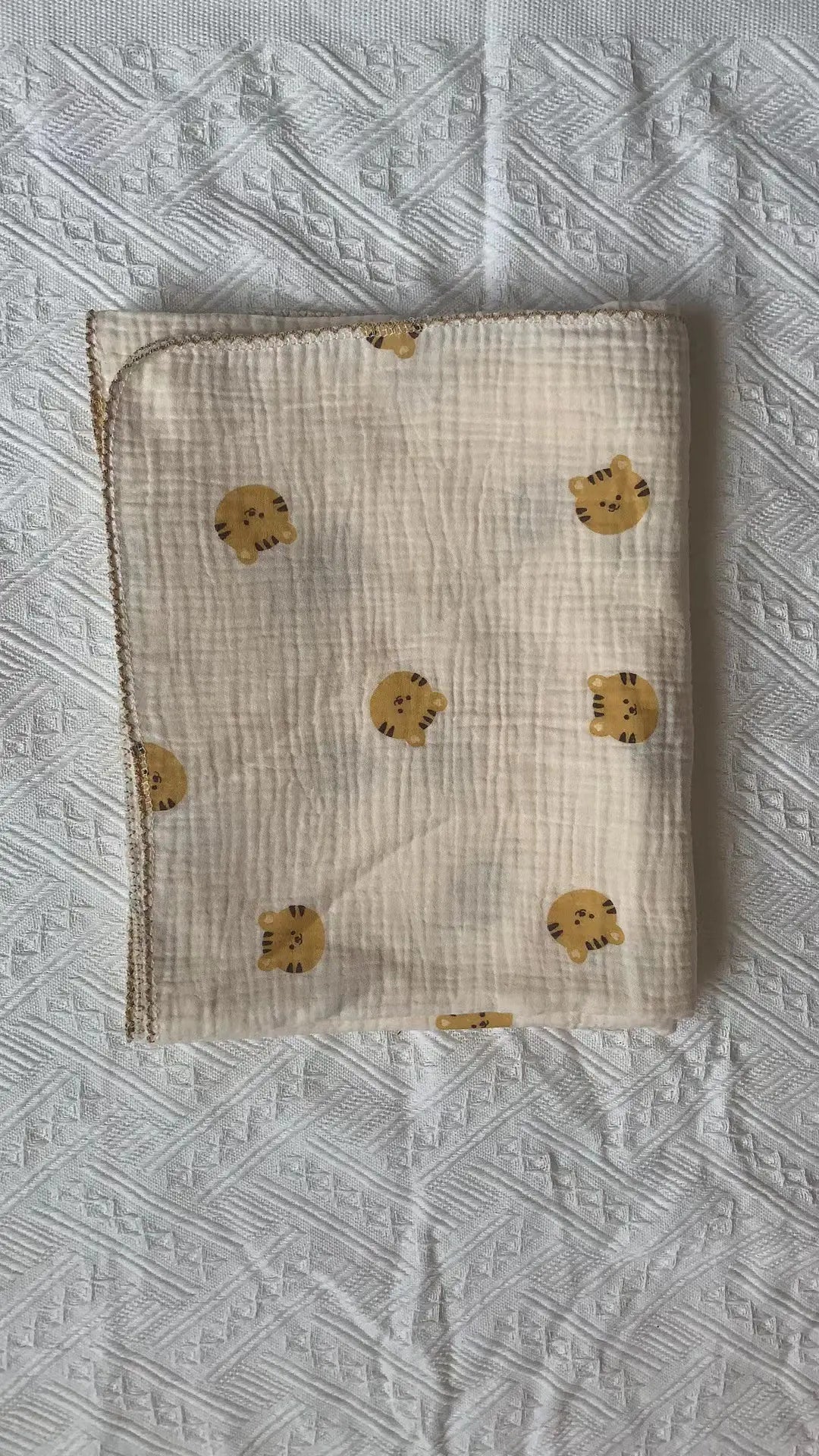 Double Layer Bear Blanket