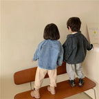 Casual Denim Jackets for Kids 2-6 Years, Long Sleeve